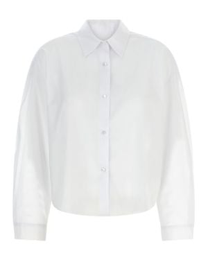 Xacus Cotton Blouse - White