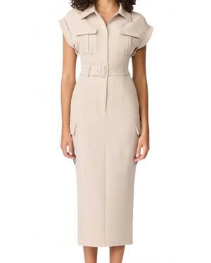 Elliatt Bianca Midi Dress - Natural