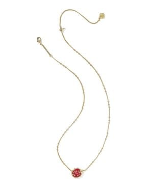 Kendra Scott Ladybug Short Pendant Necklace - White