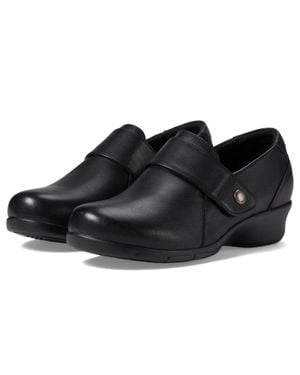 Propét Propet Wallis Wca113L Clogs Leather Casual Shoes Zogg3320 - Black