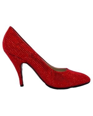 Ferragamo Ferragamo (1960) Crystal Embellished Pumps - Red