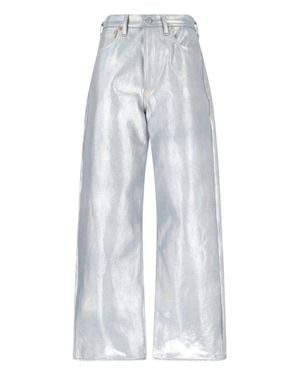 Junya Watanabe Metallic Jeans - Blue