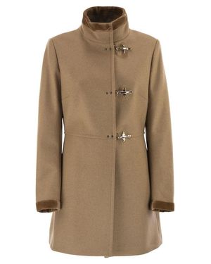 Fay Virginia Coat - Natural