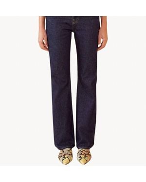 Ulla Johnson Martine Straight Leg Jeans - Blue