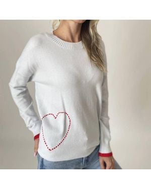 Six Fifty Pookie Heart Sweater - Gray