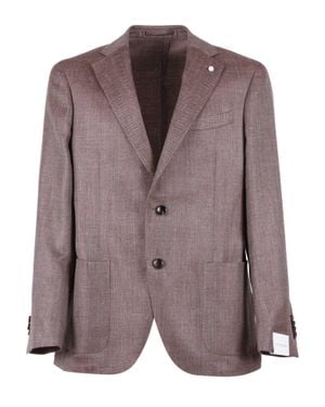 Luigi Bianchi Giacca Drop 7 - Purple