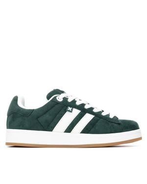 Xti Suede Casual Sneakers By - Green