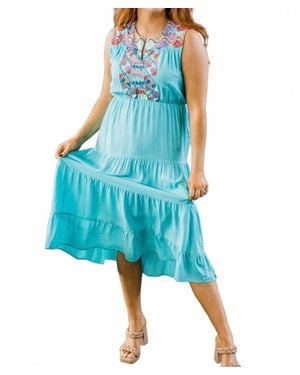 Layerz Clothing Millie Maxi Dress - Blue
