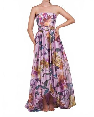 Kay Unger Evangeline Gown - Purple