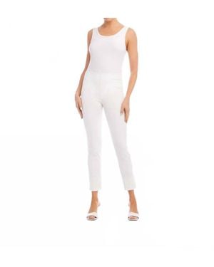 Fifteen Twenty Side Slit Pant - White