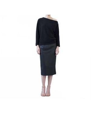 Clara Sunwoo Angle Long Sleeve Sweater - Blue