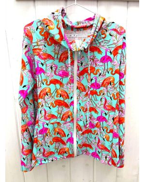 Southwind Tropical Flamingos Freeport Jacket - Red