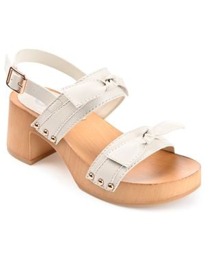 Journee Collection Tia Pump - Metallic