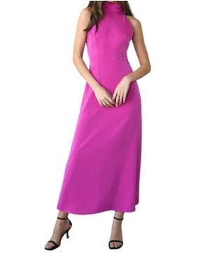Adelyn Rae Alize Halter Maxi Dress - Pink