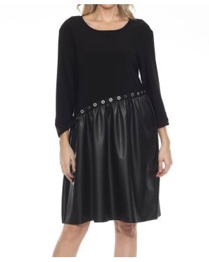 Joseph Ribkoff Faux Leather Dresses for Women | Lyst