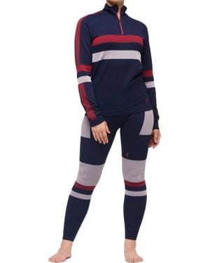 COTOPAXI Debajo Seamless Baselayer Quarter-Zip - Blue