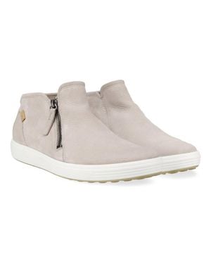 Ecco Side Zip Boots - Gray