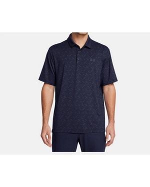 Under Armour Playoff 3.0 Check Polo T-Shirt - Blue