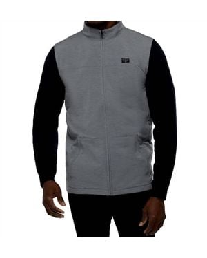 Travis Mathew Top Of The Line Vest - Gray