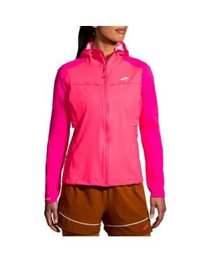 Brooks High Point Waterproof Jacket - Pink