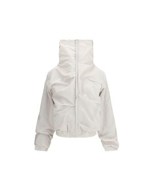 ALAINPAUL Polyamide Full-Length Jacket - White