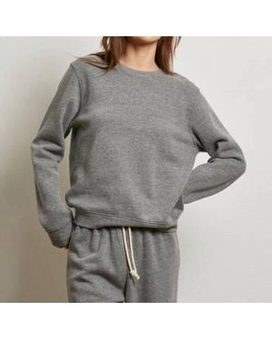 PERFECTWHITETEE Scarlett Core Fleece Sweatshirt - Gray