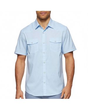 Flag & Anthem Varnell Short Sleeve Performance Shirt - Blue