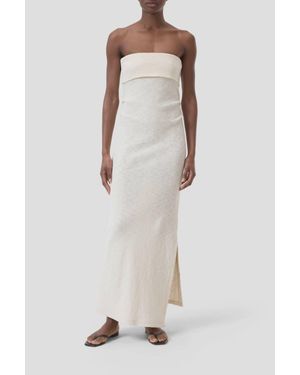 CLO Strapless Maxi Dress - White