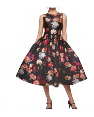 byTiMo Taffeta Midi Dress - Red