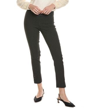 Joseph Ribkoff Jacquard Straight Pant - Black