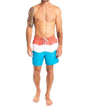 Sol Angeles Sol Flag Swim Short - Blue