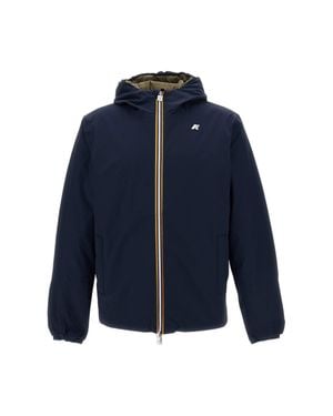 K-Way Jack St Warm Reversible Technical Jacket - Blue