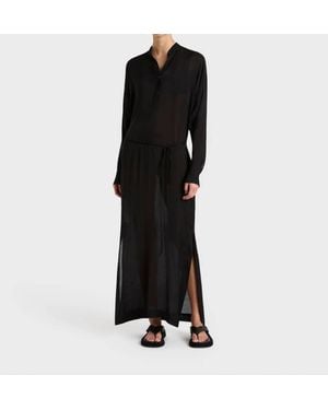 Bondi Born Cremona Long Tunic Dress - Black