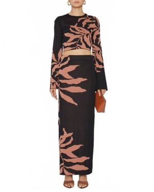 MISA Los Angles Fira Maxi Skirt - Multicolor