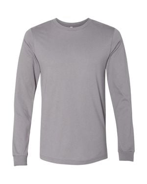 Bella Canvas Jersey Long Sleeve Tee - Gray
