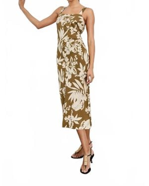 Rails Damaris Midi Dress - Metallic