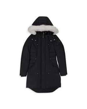 Moose Knuckles W Cloud Parka Sh Blk W/Nat Sh Parka - Black