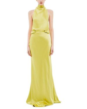 Misha The 'Cameron' Satin Dress - Yellow