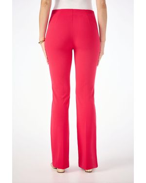 Trina Turk Jacoba Slim-Fit Bootcut Pant - Red