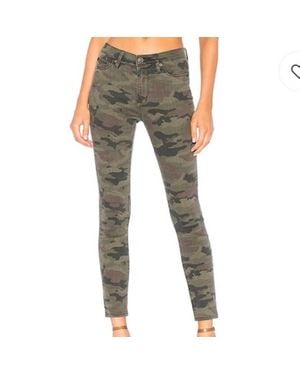 Hudson Jeans Barbara High Waist Super Skinny Ankle Jeans - Green