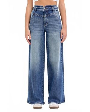 cello Western Vibes Denim Jeans - Blue