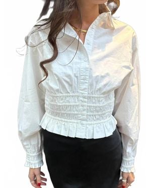 LOVE THE LABEL Rolo Top - Gray
