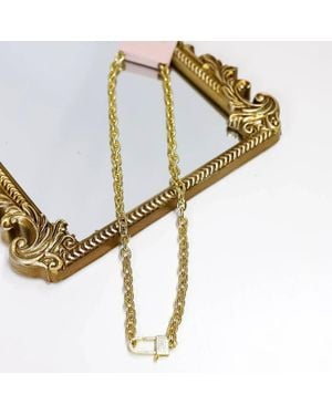 Treasure Jewels Bold Moves Chain Necklace - Metallic