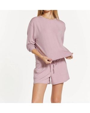 Poshture Finds Haisley Long Sleeve Soft Top - Pink