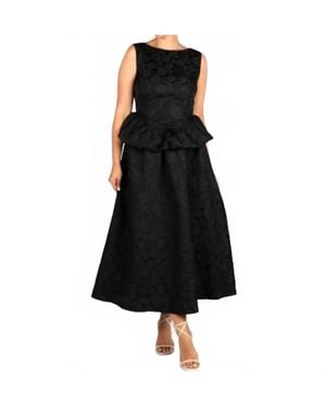 Sincerely Ours Bronte Brocade Midi Skirt - Black