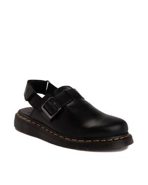 Dr. Martens Jorge Ii Mules Leather Comfort Slingback Zogg1274 - Black