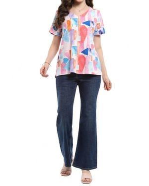 parsley & sage Tracy Top - Blue