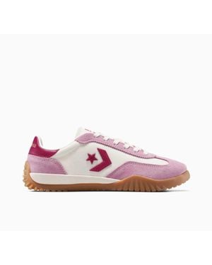 Converse Run Star Sneaker A13053C Suede Athletic Shoes Zogg2994 - Pink