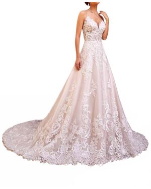 Kitty Chen Couture Perla A-Line Gown - Pink