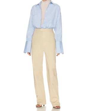 Helsa Chino Cargo Pants - White